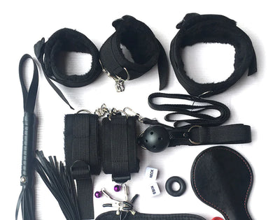 10-Piece Plush Strap Teasing Toy Set