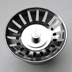 Stainless Steel Sink Cover with Drain Filter Funnel